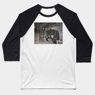 Farmhouse Kitchen, 19th century vintage photo, United States Baseball T-Shirt